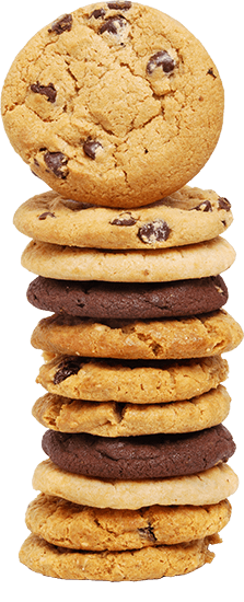 stacked cookies